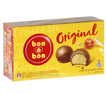 Bon O Bon Bombons with Peanut Cream Filling and Wafer – 270g