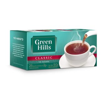 Green Hills Té Classic Tea – box of 25 tea bags