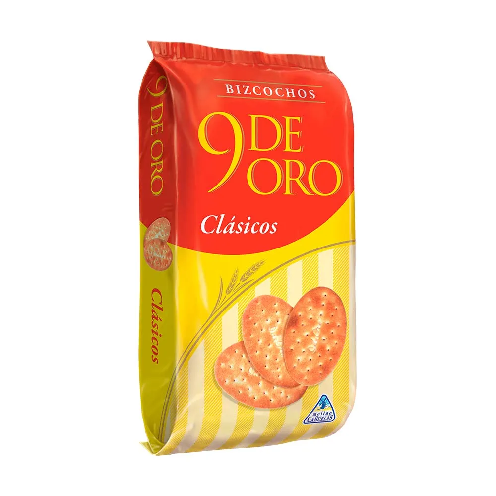 9 de Oro Bizcochos de Grasa Classic (200 gr)