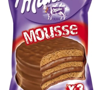 Milka Triple Mousse Flavor Alfajor 55g – Pack of 3